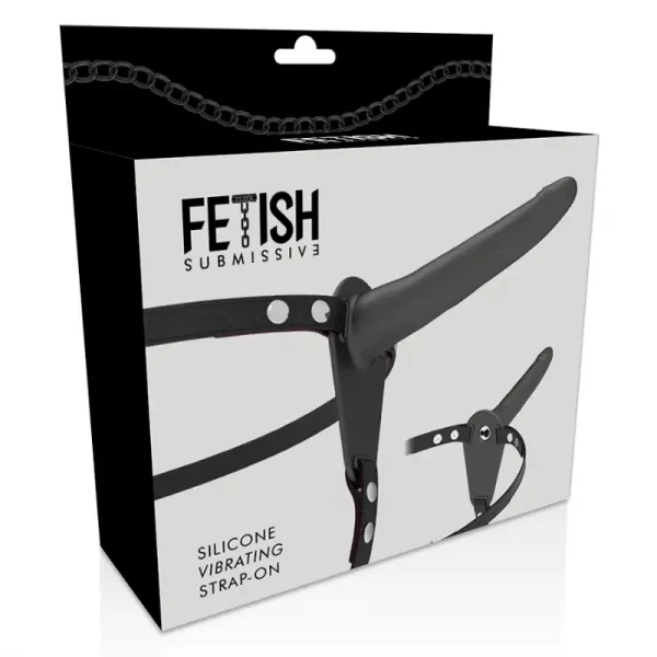 Strap On com Vibração Fetish Submissive Preto