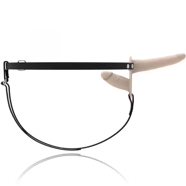 Strap On Duplo com Vibração Fetish Submissive Natural