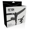 Strap On Duplo com Vibração Fetish Submissive Preto