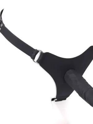 Strap-On em Silicone Kiotos Amsterdam Preto