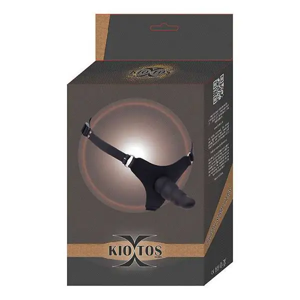 Strap-On em Silicone Kiotos Paris Preto