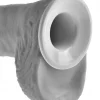 Strap-On King Cock com Suspensório e Dildo Oco 10" Natural