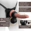 Strap-on King Cock Ultimate Vibrating Silicone Body Dock Kit 7''