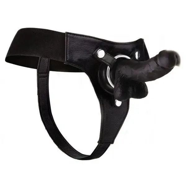 Strap On Realista 7'' Ouch! 18 cm Preto