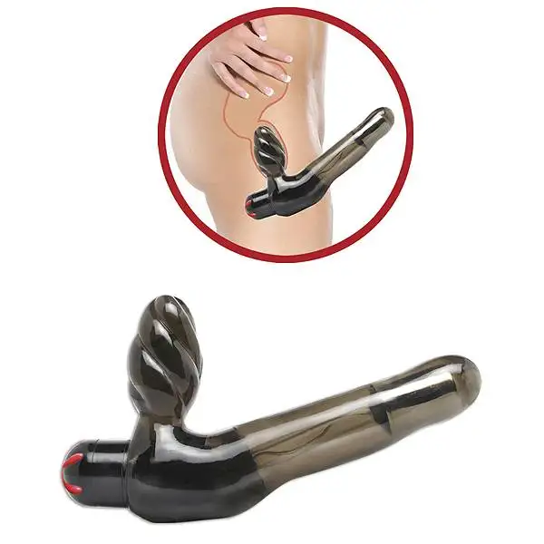 Strapless Strap-On com Vibração