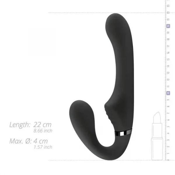 Strapless Strap-on Vibratório Avery No-Parts