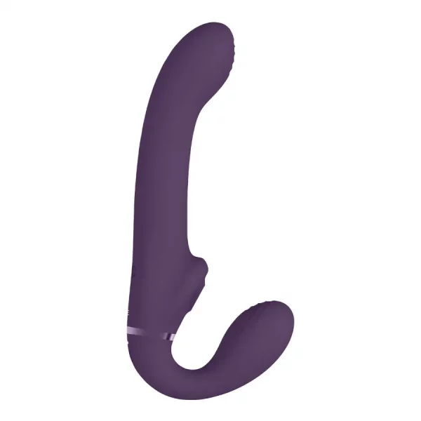 Strapless Strap-On VIVE Dual Pulse & Airwave Roxo