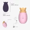 Sugador de Clitóris com Língua Rosa Monarch