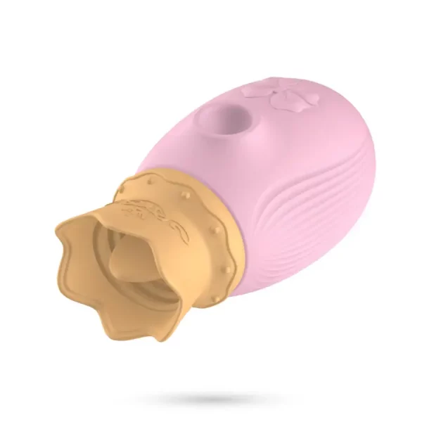 Sugador de Clitóris com Língua Rosa Monarch