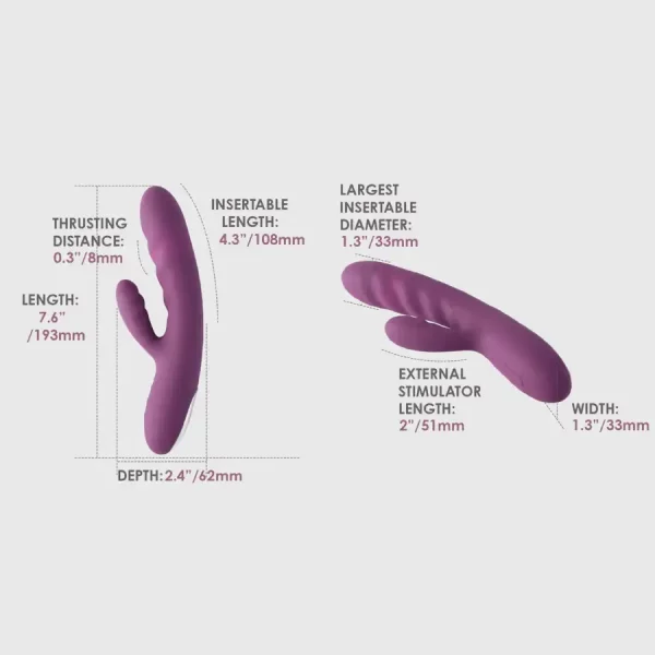 Svakom Avery Vibrador Rabbit com Movimento