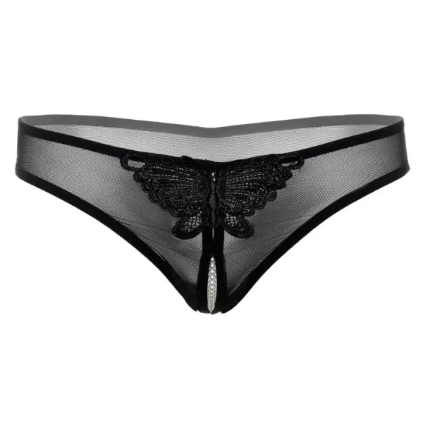 Tanga Aberta com Pérolas Indra Daring Intimates