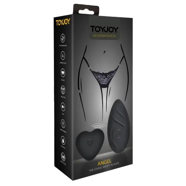 Tanga Vibratória Wireless Divine Preto