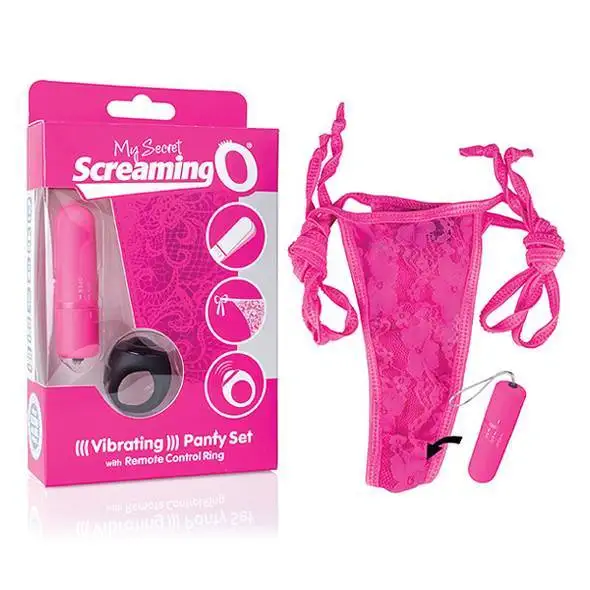 Tanga Vibratória Wireless My Secret Panty ScreamingO Rosa