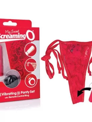 Tanga Vibratória Wireless My Secret Panty ScreamingO Vermelha
