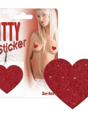 Tapa Mamilos Titty Sticker Coração