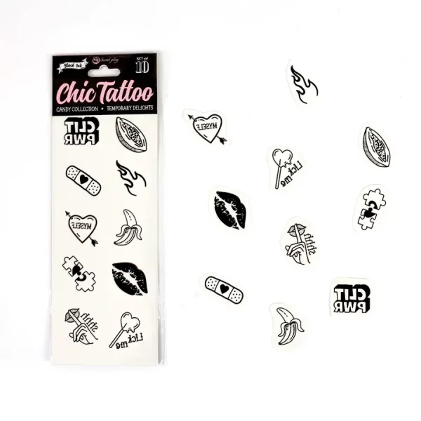Tatuagens Temporárias Candy Collection
