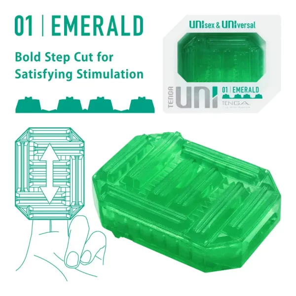 Tenga UNI Emerald Sleeve