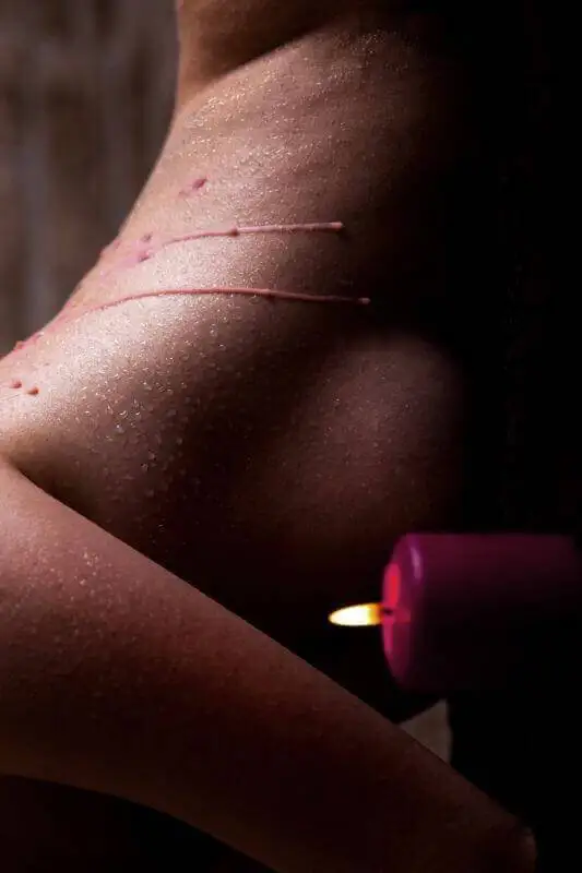 Vela BDSM Ouch! Wax Play Rosas
