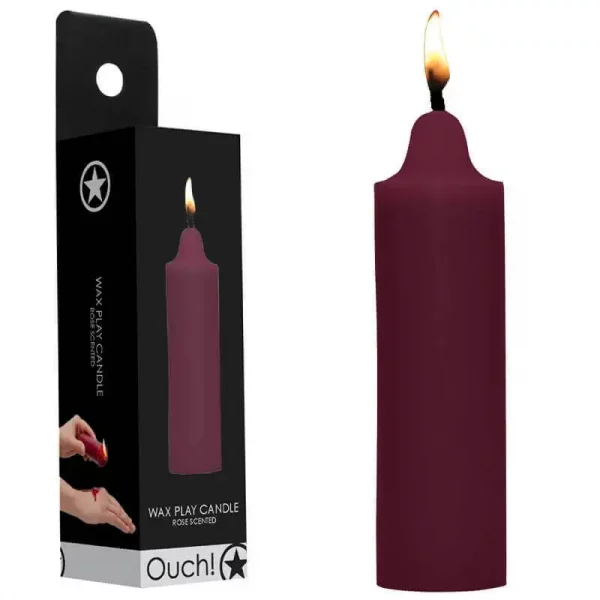 Vela BDSM Ouch! Wax Play Rosas