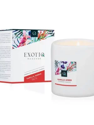 Vela de Massagem Exotiq Vanilla Amber 200g