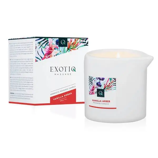 Vela de Massagem Exotiq Vanilla Amber 200g