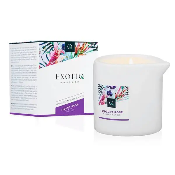 Vela de Massagem Exotiq Violet Rose 200g