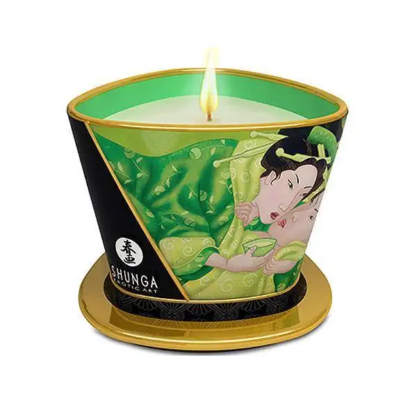 Vela de Massagem Shunga Chá Verde 170 ml