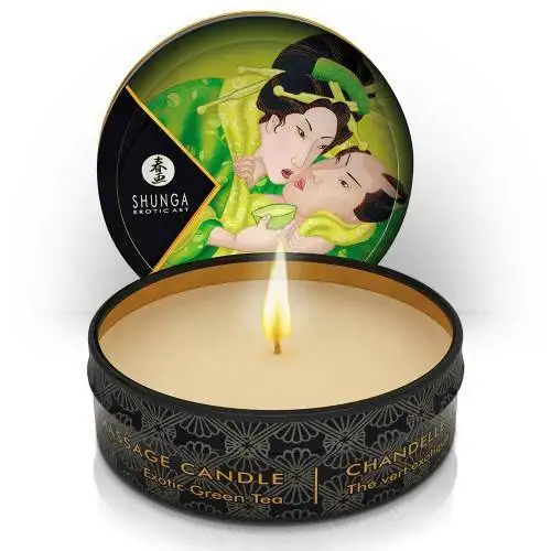 Vela de Massagem Shunga Chá Verde 30ml