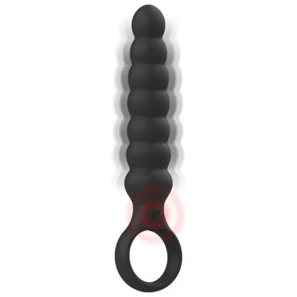 Vibrador Anal Bob Black&Silver