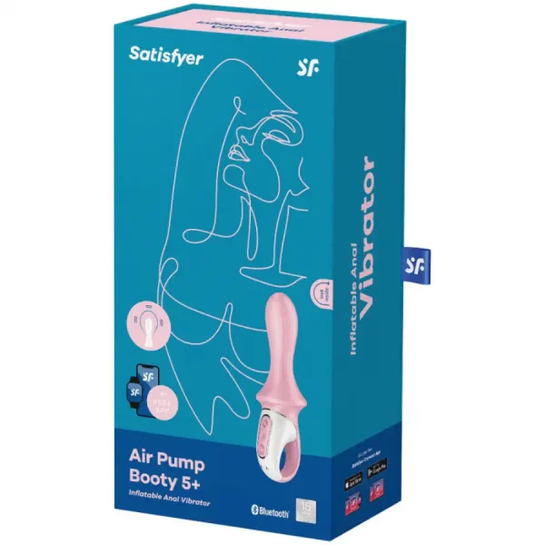 Vibrador Anal Insuflável Air Pump Booty 5 +