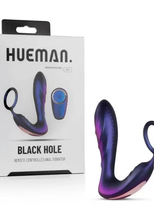 Vibrador Anal Wireless Hueman Black Hole