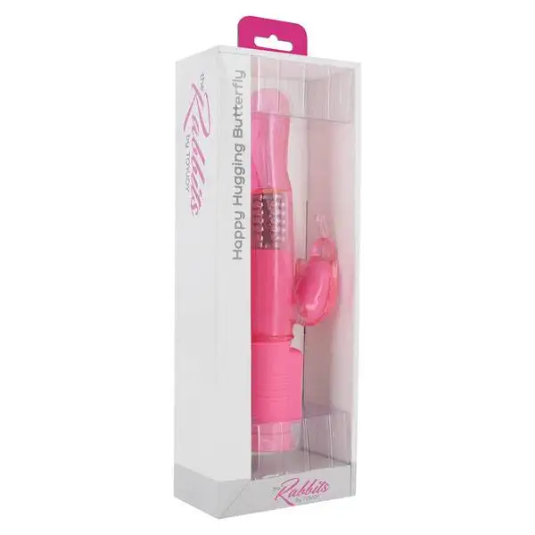 Vibrador Borboleta Happy Hugging Butterfly Rosa