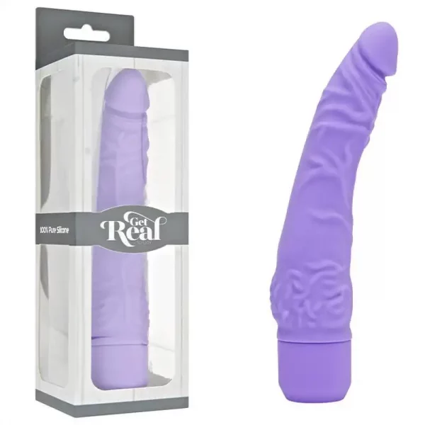Vibrador Classic Slim Get Real Toy Joy Roxo