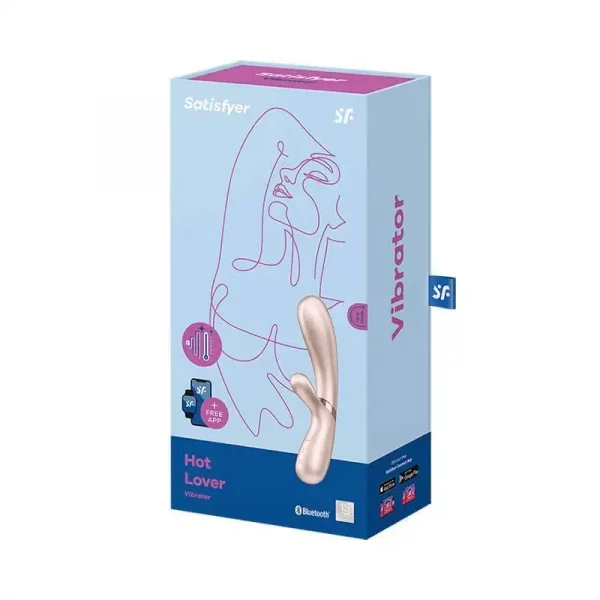 Vibrador com Aquecimento Satisfyer Hot Lover Nude
