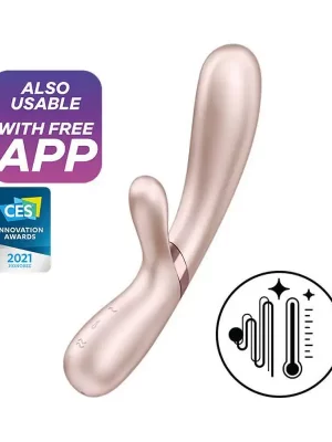 Vibrador com Aquecimento Satisfyer Hot Lover Nude