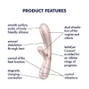 Vibrador com Aquecimento Satisfyer Hot Lover Nude