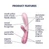 Vibrador com Aquecimento Satisfyer Hot Lover Rosa