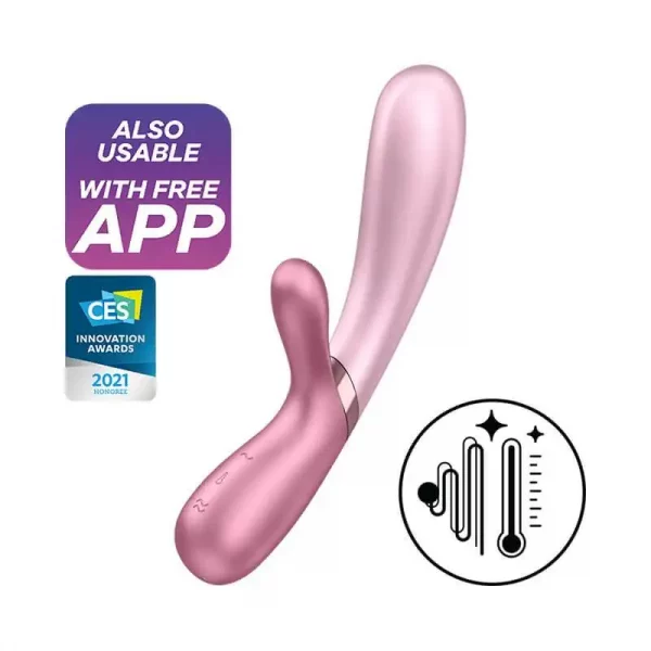 Vibrador com Aquecimento Satisfyer Hot Lover Rosa