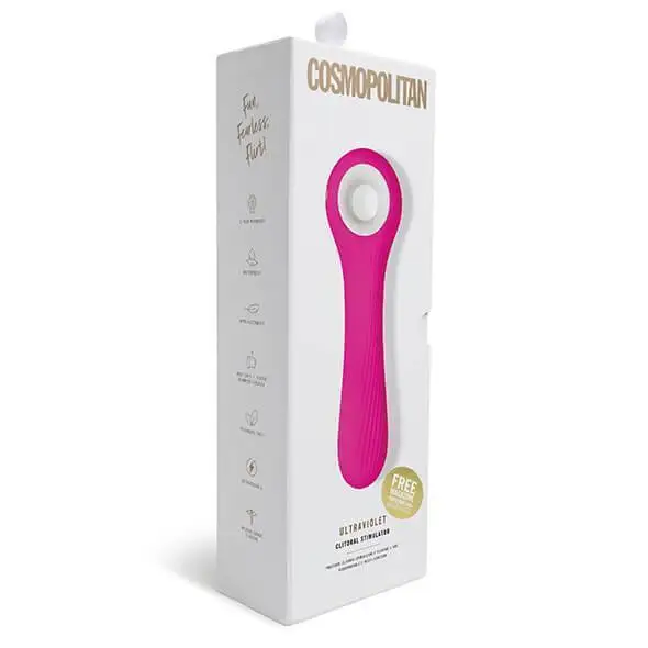 Vibrador Com Caixa Esterilizadora Cosmopolitan Ultraviolet Rosa
