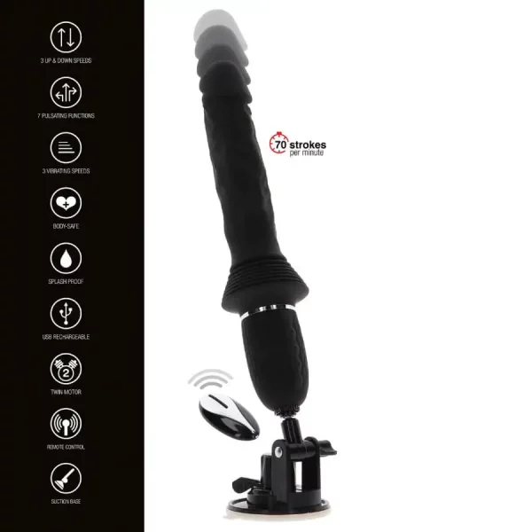 Vibrador com Movimento Magnum Opus Pro