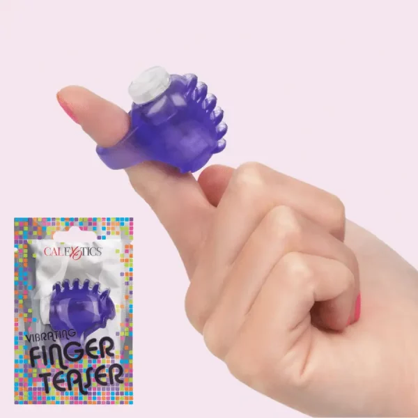 Vibrador de Dedo Finger Teaser Roxo