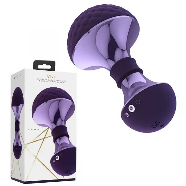 Vibrador de Massagem Vive Enoki Roxo