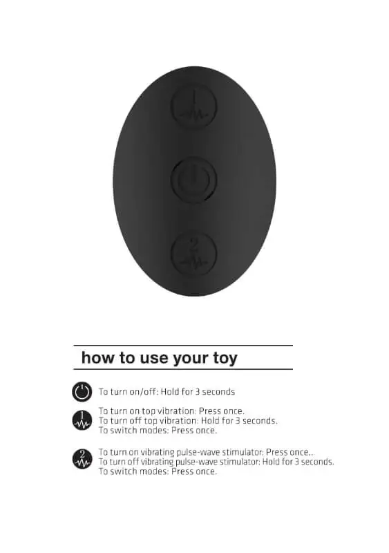 Vibrador de Massagem Vive Enora Preto