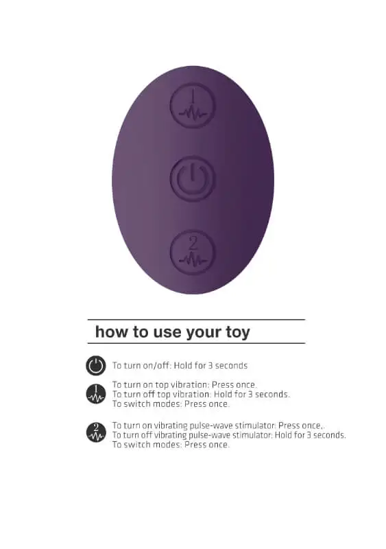 Vibrador de Massagem Vive Enora Roxo