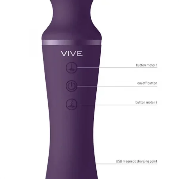 Vibrador de Massagem Vive Enora Roxo