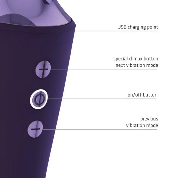 Vibrador de Massagem Vive Shiatsu Roxo