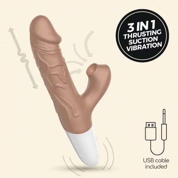 Vibrador de Sucção e Movimento El Matador