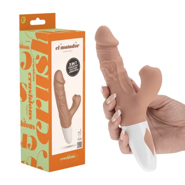 Vibrador de Sucção e Movimento El Matador