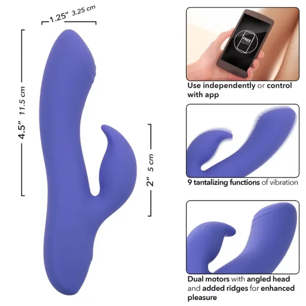 Vibrador Dual Stimulator com App