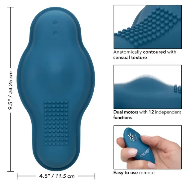 Vibrador Feminino Dual Rider Bumb & Grind com Comando sem Fios